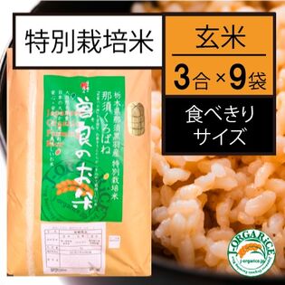 令和5年産【食べきりサイズ3合×9袋】 特別栽培米 玄米 「曽良（そら)のお米」
