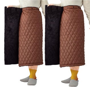 【 2枚組】吸湿発熱糸ウォームウェル使用 あったか 巻きスカート
