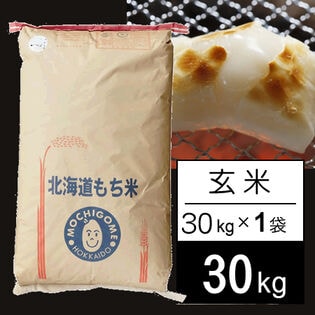 【30kg】令和5年産 北海道産 もち米 はくちょうもち 1等玄米
