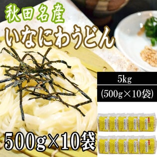 【 5kg (500g×10袋) 】稲庭うどん （切り落とし 切上 秋田名産）ご家庭用