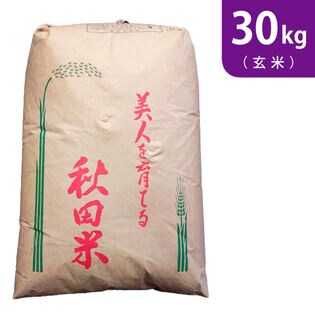 【30kg (30kg×1袋)】令和5年産 玄米 秋田県産サキホコレ特別栽培米