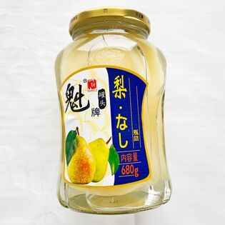 魁牌 雪梨罐頭 梨の瓶詰め 680g