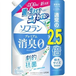 ソフランプレミアム消臭ホワイトハーブアロマの香り替特大　950ML×6点セット