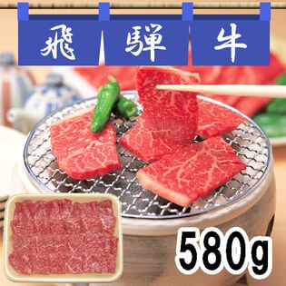 【580g】飛騨牛もも焼肉用