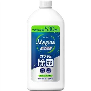 チャーミー マジカ 速乾+カラッと除菌 シトラスミントつめかえ用つめかえ用　530ML×15点セット