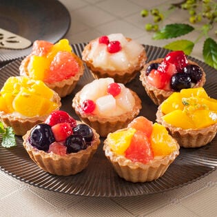 【5種/8個入り】彩り果実のタルト(YF-DHO)※賞味期限：2024年5月22日以降