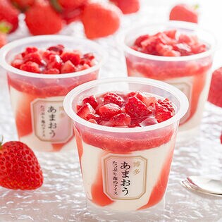 【6個入り×1箱】博多あまおう たっぷり苺のアイス(AH-TP6C)