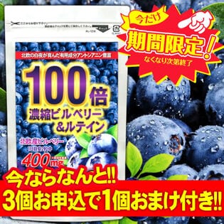 濃縮ビルベリー＆ルテイン(約6ヵ月分/360粒)【メルマガ限定】