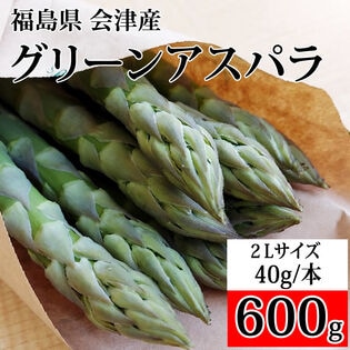 【600g/2L】 会津アスパラガス 福島県喜多方産※1本約40g以上
