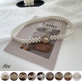 レディースパールゴムベルト（A06）