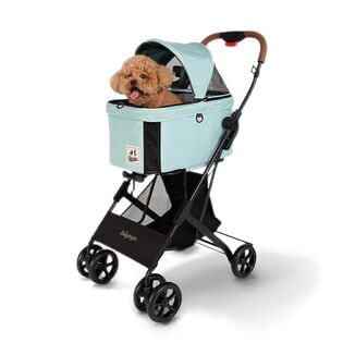 ibiyaya トラボイ トライフォールド ペットトラベルシステム 3WAY ペットカート（ミント）