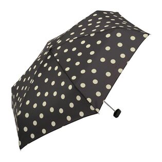 【ブラック】ビコーズ折りたたみ傘 コンパクトポーチ 付き
