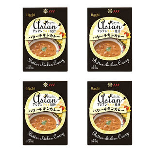【4袋】 本格レトルトカレー バターチキンカレー 中辛