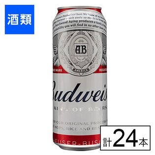 ABインベブ バドワイザー 缶 500ml×24本