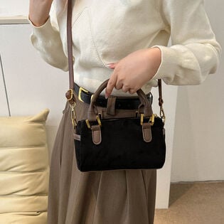 【ブラック】2WAY ミニバッグ