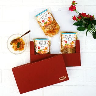 【100g×3袋】まるで果実なこんにゃくスイーツARARE　REDBOX