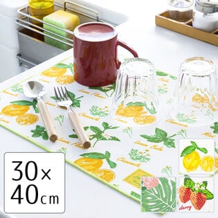 【ハーブ＆ストロベリー】主婦が考えた 水切りマット