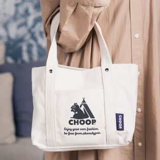 【ナチュラル】CHOOP 仕分け帆布トートバッグ