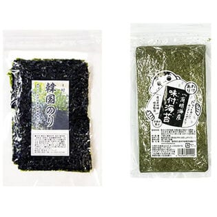 【2種/計102枚】韓国海苔 味付け海苔   セット