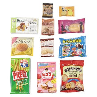 【アニマルブロックおまけ付き！】グリコも入ったお菓子 詰め合わせ10個セット
