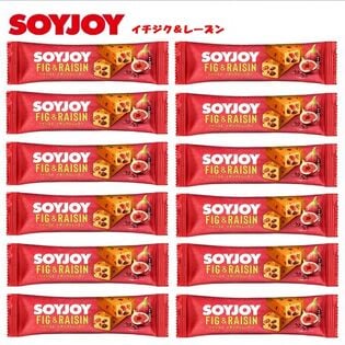 【12本セット】SOYJOY ソイジョイ イチジク＆レーズン 12本