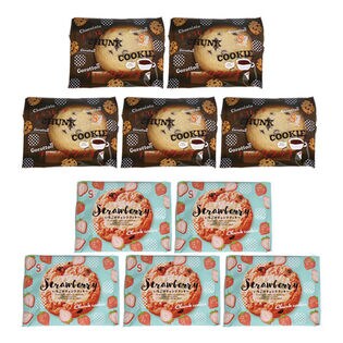 【2種・計10個】銀の汐 2種のチャンククッキー(チョコ・いちご)詰め合わせ