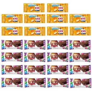 ビスコミニパック＜発酵バター＞（10コ）＆バランスオンminiケーキ＜チョコブラウニー＞（16コ）