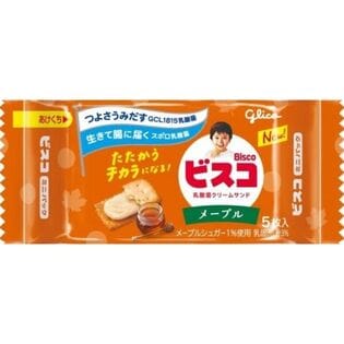【計20個】グリコ ビスコミニパック〈メープル〉