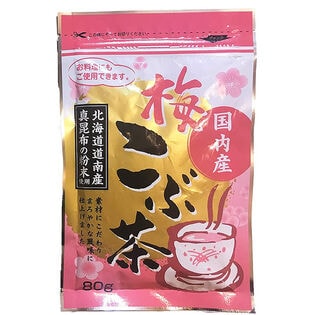 【12袋】前島食品「梅昆布茶」北海道道南産 真昆布使用の健康茶