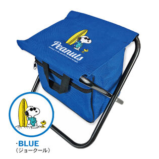 【ブルー・スヌーピー】フィッシングチェアコンパクト折りたたみ椅子
