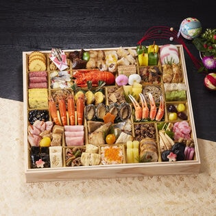 【12/30午前着】京都しょうざん おせち「春光」一段(4人前/63種63品)