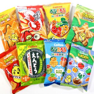 【5種・計8コ】カルビーの人気スナック ミニサイズスナックセット
