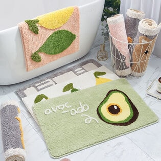 【アボカドグリーン】足ふきマット