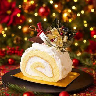 【12/22着】【1本】白金プレミアムジャージーブッシュドノエル(プレーン)《ハーフ》