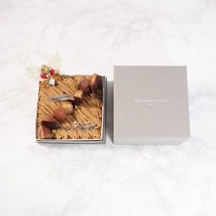 【12/22着】shirokane sweets TOKYO【GIFTBOX】山江栗モンブラン