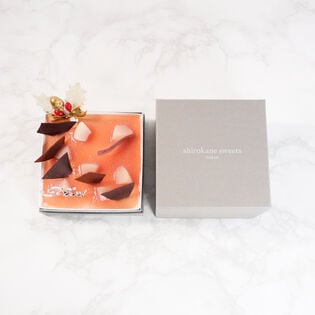 【12/22着】shirokane sweets TOKYO【GIFTBOX】白金ティラミス（桃）
