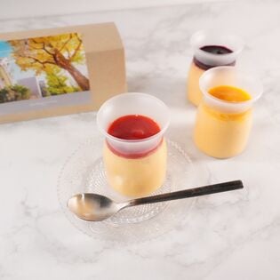 【3種約90ml×各1個】shirokanesweetsTOKYO白金プラチナプリンフルーツアソート