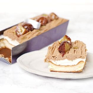 【1本】献上栗 山江栗のチーズケーキモンブラン