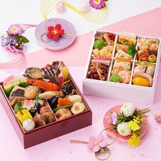 【12/29着】京都しょうざん おせち「個食和洋おせち」二段重(3人前/52種52品)