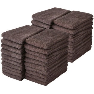 フェイスタオル【ブラウン  40枚セット】