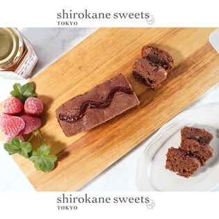 【1本】shirokane sseets TOKYO  手作りフルーツガトーショコラ（ストロベリー）