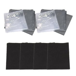 圧縮収納ボックス4個＋竹炭シートセット