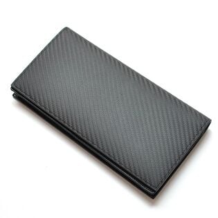 BEAMZSQUARE カーボンレザー×グレインレザー長財布 BS-58517