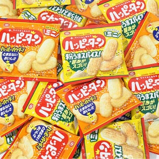 亀田製菓 ハッピーターンミニ 2種計30コ 小袋 食べきり ひとくちサイズ