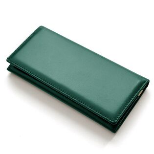 BEAMZSQUARE シープスキン 紳士 長財布 羊革 長札入れ グリーン BZSQ-252GR