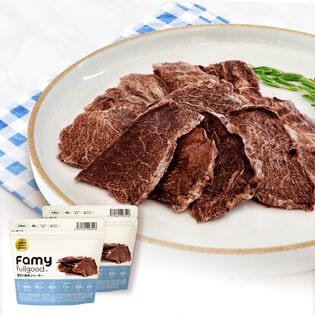 【40g×2袋セット】Famy fullgood 犬猫用ジャーキー薄切り鹿肉