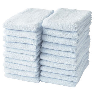 フェイスタオル【ライトブルー 20枚セット】