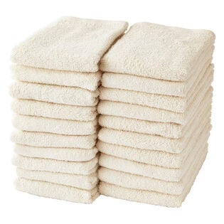 フェイスタオル【アイボリー  20枚セット】