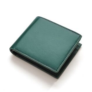 BEAMZSQUARE シープスキン 紳士 折財布 羊革 二つ折財布 BZSQ-253GR グリーン