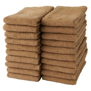 フェイスタオル【モカ  20枚セット】